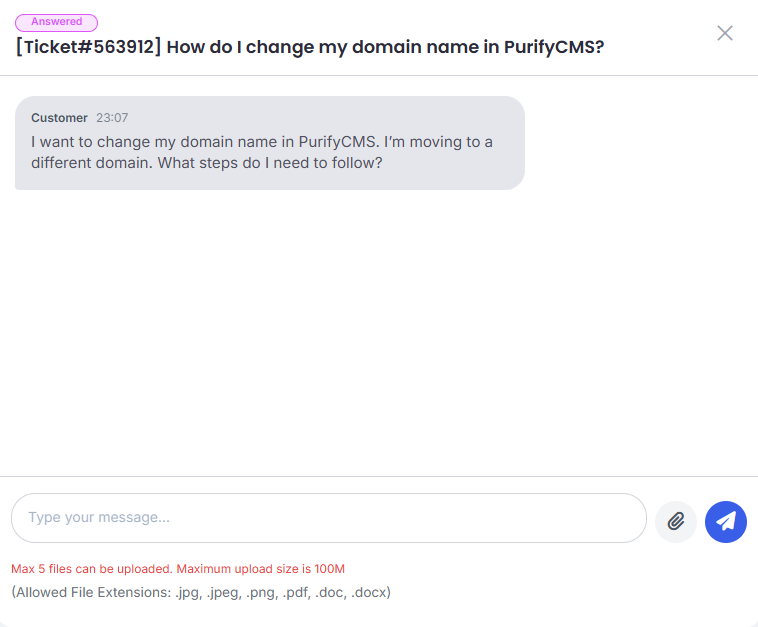 Cevap verilmemiş ticket